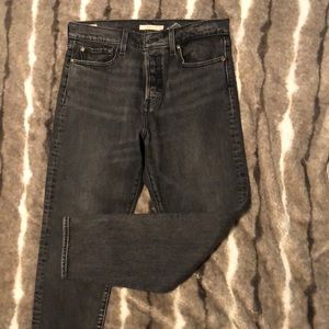 Charcoal wedgie fit Levis